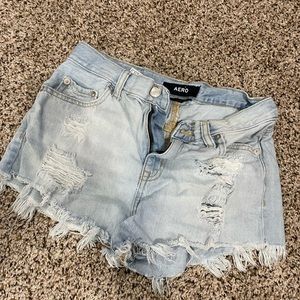 AéRopostale destroyed shorts